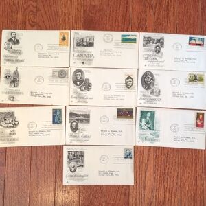 USPS 1967 First Day of Issue Envelope Stamp + Letter Collection